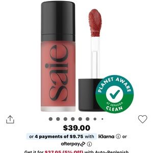 New Saie Liquid dewy blush shade spicy a warm terracotta